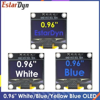  0,96 дюйма IIC SPI Serial 7/4Pin Белый/Синий/Желтый Синий/Желтый Модуль OLED-дисплея SSD1306 12864 Плата ЖК-экрана для Arduino