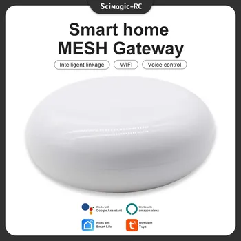  1-10 шт. Tuya BLE MESH Gateway Bridge Беспроводной смарт-концентратор Smart Life App Пульт дистанционного управления Совместим с Alexa Google Home