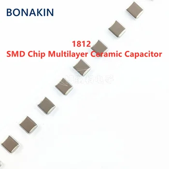  10 шт. 1812 105K 100 В 250 В 500 В 630 В 1 мкФ X7R 10% SMD Чип Многослойный керамический конденсатор