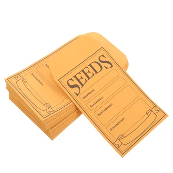  100 шт. Конверты из крафт-бумаги Маленькие конверты Конверты с семенами растений Конверты с семенами овощей