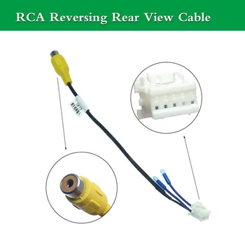  10Pin RCA Адаптер кабеля заднего вида заднего вида заднего вида Автомобильные запчасти и аксессуары Адаптеры для автомобильной электроники