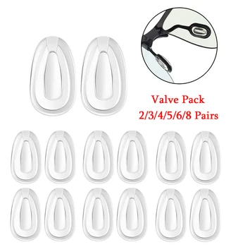  2 / 3 / 4 / 5 / 6 / 8 пар носовых упоров для баллистического прицела Oakley SI OO4069 Рамка, прозрачные сменные щитки носовой части - Value Pack