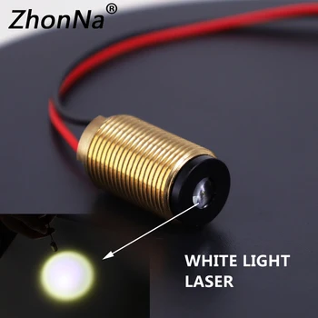   2,3 Вт Мощный белый лазерный модуль может использоваться для автомобильного света Луч прожектора Мини-медные детали Яркость 550 люмен