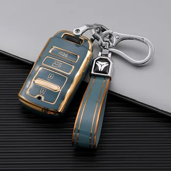  2022 Чехол для ключей от автомобиля из ТПУ для Kia K7 Sorento K900 Cadenza 2017 2018 2019 4 кнопки Дистанционный брелок Protector Keyless Holder Jacket