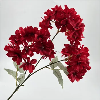  2023 новый Искусственные цветы Длинная ветвь для дома Свадебные украшения Искусственные цветы Искусственные цветы para decoración de boda