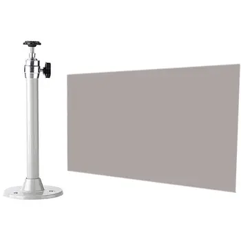  21,5 см Универсальный алюминиевый кронштейн для проектора и проектора Простой занавес Антисветовой экран 80 дюймов