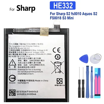  2930 мАч Аккумулятор HE332 для Sharp S2 Fs8010 Aquos FS8018 S3 Mini S3mini