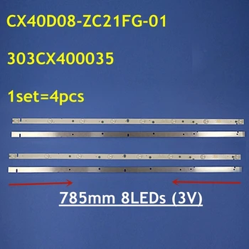  5kit = 20 шт. Светодиодная полоса подсветки 785 мм для горизонта 40HL5300F 40D08 40D8 CX40D08-ZC21FG-01 303CX400035