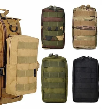  600D Oxford Outdoor Military Tactical Bag EDC Molle Tool Молния Талия Аксессуары Прочный ремень Como Pouch для охоты Страйкбол