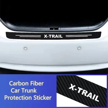  60x7 см автомобильная защитная полоса Автомобильная наклейка из углеродного волокна для автозапчастей Nissan Xtrail X Trail T30 T31 T32