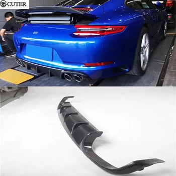  911 991.2 Диффузор заднего бампера из углеродного волокна для Porsche 911 Carrera 991.2 Обвес 16-18