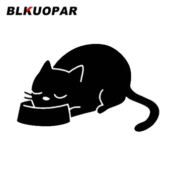   BLKUOPAR Спящий кот Автомобильные наклейки Виниловые наклейки Лобовое стекло Водонепроницаемый RV Occlusion Scratch Surfboard Солнцезащитный крем Печать на заказ