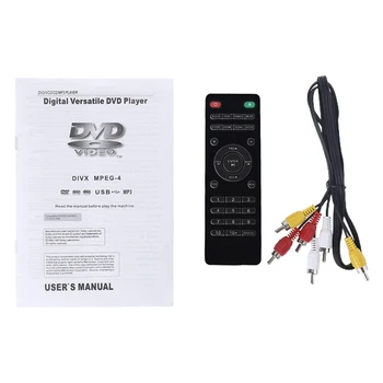  DVD EVDs Плеер для Smart TV Поддержка 1080P 2200 Вт USB Входной регион Бесплатно Домашнее стерео Музыка Мини