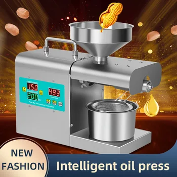  RG-312 Автоматический интеллектуальный масляный пресс, бытовой экстрактор масла FLaxseed Пресс для арахисового масла Коммерческий масляный аппарат холодного отжима 820 Вт