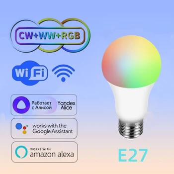  WiFi Умная светодиодная лампа E27 12/15/18 Вт CozyLife Таймер с регулируемой яркостью Светодиодная умная лампа 85-265 В работает с Alexa Google Home Yandex Alice