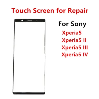  Xperia5 Внешний экран для Sony Xperia 5 iv iii ii i Передняя сенсорная панель ЖК-дисплей Стеклянная крышка Ремонт Замена деталей