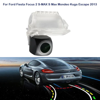  Автомобильная ПЗС-матрица ночного видения Резервная камера заднего вида Водонепроницаемая парковка для Ford Fiesta Focus 2 S-MAX S Max Mondeo Kuga Escape 2013