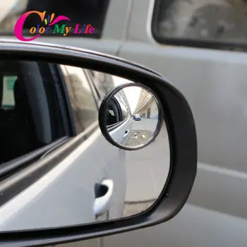 Автомобильные выпуклые зеркальные наклейки заднего вида для Toyota CHR Corolla Prius RAV4 Camry Reiz Venza Highlander Prado Sequoia Land Cruiser