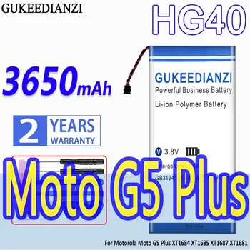  Аккумулятор высокой емкости GUKEEDIANZI HG40 3650 мАч для Motorola Moto G5 Plus G5Plus XT1684 XT1685 XT1687 XT1681