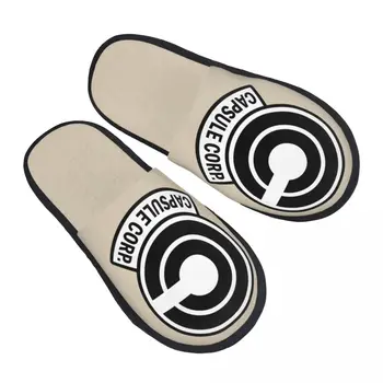  Аниме Капсула Corp Домашние тапочки Женщины Удобные Пены с эффектом памяти Slip On Спа Тапочки Обувь