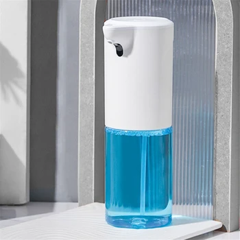  Бесконтактный автоматический сенсорный дозатор мыла Дозаторы жидкого мыла с зарядкой Умная инфракрасная сенсорная машина для вспенивания в ванной комнате