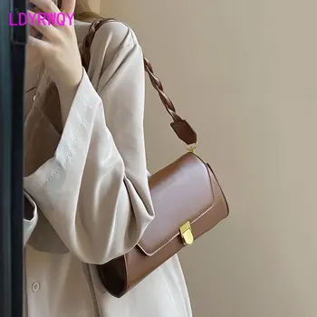   Винтажная сумка через плечо женская 2020 новая модная сумка для подмышек 2020 года ниша дизайн цепочка маленькая квадратная сумка Сумки через плечо