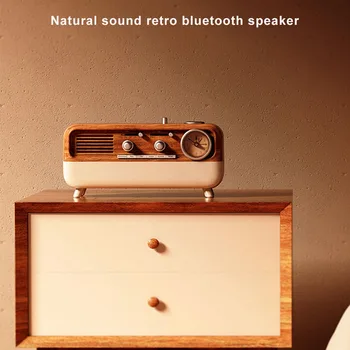  Винтажные Bluetooth-колонки для сна с будильником Ночник Искусственный Дерево Белый шум Звуковая машина Динамик домашней аудиосистемы