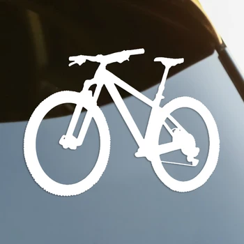  Горный велосипед Высечка Виниловая наклейка Автомобильная наклейка Водонепроницаемые авто Декоры на кузове автомобиля Бампер Заднее стекло Ноутбук Выберите размер #S60663