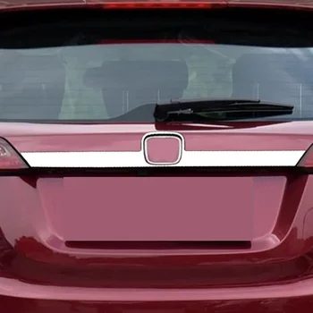  Для Honda HR-V HRV Vezel 2016 2017 2018 Стальная задняя крышка багажника Задняя дверь Грузовая дверь Крышка Отделка Молдинг Рамка Украшение Стиль