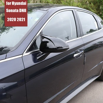  для Hyundai Sonata DN8 2020 2021 боковое зеркало крышка звукового сигнала ABS защита автомобиля экстерьер модифицированный корпус зеркала заднего вида