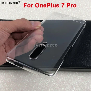  Для OnePlus 7 Pro 6,67-дюймовый глянцевый чехол для телефона Crystal Invisible Hard PC Full Cover Clear Camera Protect Back Shell