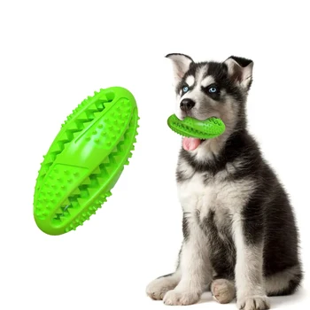  Жевательные игрушки для собак для маленькой собаки Интерактивный мяч Эластичность Щенок Жевательная игрушка Чистка зубов Резиновый пищевой шарик Игрушка Аксессуары для домашних животных