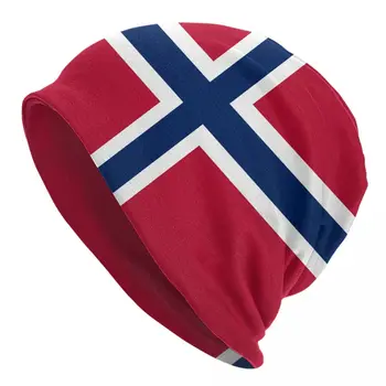 Кепка с флагом Норвегии Cool Взрослый На открытом воздухе Шапочки Skullies Шапочки Весна Теплая Многофункциональная Шапка