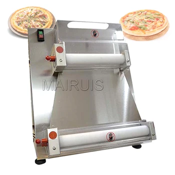  Коммерческая электрическая машина для прессования теста для пиццы Роликовая машина для теста Тестораскаточная машина Пресс для пиццы Tortilla