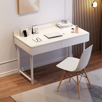  Компьютерный стол Домашний настольный офисный стол с выдвижным ящиком Простая современная спальня для девочек Студент Письменный рабочий стол