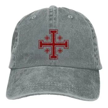  Летняя кепка Солнцезащитный козырек Free Crusader Хип-хоп кепки Восточно-православный узор Ковбойская шляпа Остроконечные шляпы
