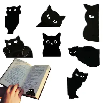  Магнитные закладки 7 штук Симпатичная кошка Магнит Зажимы для закладок Кошка Закладка Магнитная Книга Страница Зажимы Офисные принадлежности
