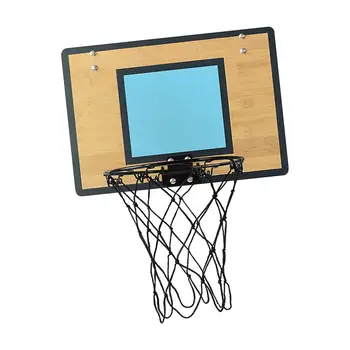  Мини-баскетбольное кольцо над дверью Бамбуковый щит Баскетбольные ворота Баскетбольные ворота