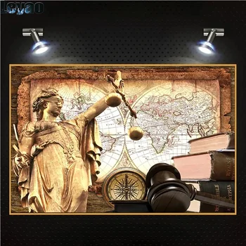  мозаика diy алмазная вышивка ретро леди статуя правосудия в Лондоне полный квадрат круглая алмазная живопись карта мира домашний декор gif