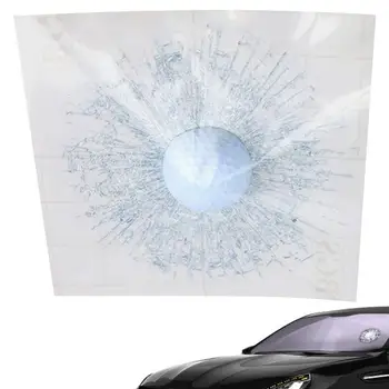   мяч попадает в автомобильную наклейку 3D хитрая симуляция стерео автомобильные наклейки забавная наклейка самоклеящиеся водонепроницаемые автомобильные наклейки для окна автомобиля