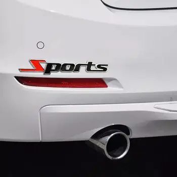   Наклейка с логотипом автомобиля Металлическая 3D хромированная наклейка с эмблемой Трехмерные наклейки для значка багажника автомобиля для аксессуаров для стайлинга автомобиля