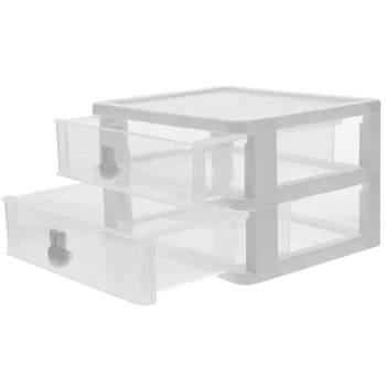  Настольный ящик для хранения Выдвижной ящик в стиле Органайзер для макияжа Ящики Настольный корпус Тип Прозрачный пластик