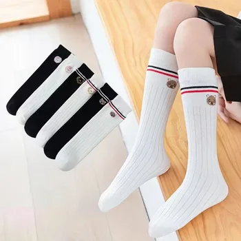  Новые детские носки Осенние чулки для девочек Классические носки в стиле колледжа Школьные носки Аксессуары для детской одежды