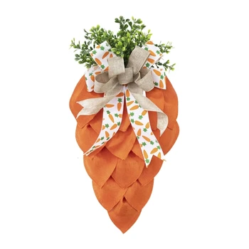  Памятный праздничный морковный декоративный венок для празднования Пасхи