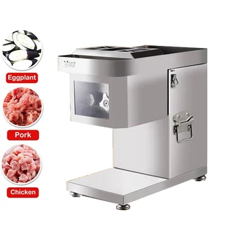   Резак для мяса из нержавеющей стали Кухонное технологическое оборудование Слайсер для мяса Кубик Кубики Машина для резки