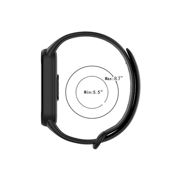  Ремешок для часов Силиконовый ремешок для наручных часов Браслет Ремень для Mi Band 5 / Band 5 NFC / Band 6 / Band 6 NFC Аксессуары для часов