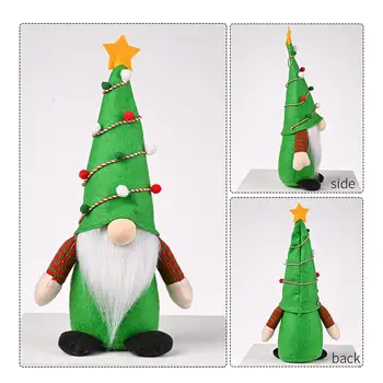  Рождественская безликая кукла Счастливые рождественские украшения для дома 2023 Рождественские украшения для гномов Рождественский подарок Navidad Noel Новый год R4U5