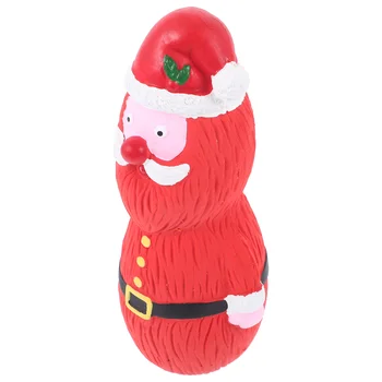  Рождественская игрушка для собак Санта-Клаус Собака Жевательная игрушка Латексная игрушка для собак для дрессировки щенков