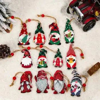  Рождественские кулоны Рождественские украшения для елки Декор Счастливого Рождества Декор для дома Рождественский подарок 2023 Navidad С Новым годом 2024 Natal