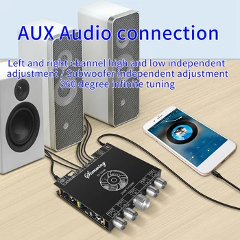  Розничная YS-S350H 2.1-канальная плата усилителя Bluetooth TPA3255 220 Вт x 2 + 350 Вт Плата усилителя звука Super 7498E
